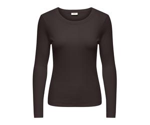 JDY - JDYLUCKY L/S O NECK NEW TOP JRS NOOS Chocolate Torte - Gr. - M