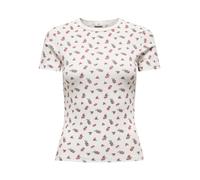JDY - JDYLUCKY S/S O NECK TOP JRS NOOS Cloud Dancer - Gr. - XS