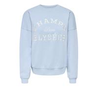 JDY - JDYMESA L/S O-NK EMB SWEAT JRS NOOS Cashmere Blue - Gr. - XS