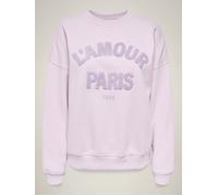 JDY - JDYMESA L/S O-NK EMB SWEAT JRS NOOS Winsome Orchid - Gr. - XL