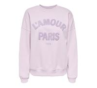 JDY - JDYMESA LIFE L/S O-NK EMB SWEAT JRS NOOS Winsome Orchid - Gr. - M