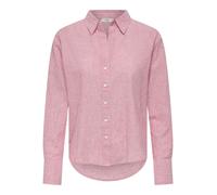 JDY - JDYMILA L/S LOOSE LINEN SHIRT WVN DIA Calypso Coral - Gr. - XL