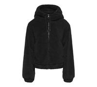 JDY - JDYMILA TEDDY HOOD JACKET OTW YFM black - Gr. - XL
