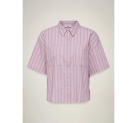 JDY - JDYMIO 2/4 BOXY SHIRT WVN DIA Pink Lady - Gr. - S