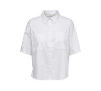 JDY - JDYMIO 2/4 BOXY SHIRT WVN DIA White - Gr. - M