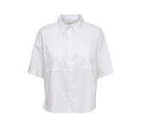 JDY - JDYMIO 2/4 BOXY SHIRT WVN DIA White - Gr. - M