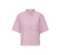JDY - JDYMIO 2/4 BOXY SHIRT WVN DIA Pink Lady - Gr. - M