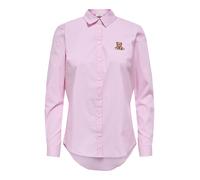 JDY - JDYMIO L/S EMBROIDERY SHIRT WVN NOOS shocking pink - Gr. - 38