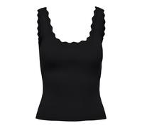JDY - JDYNANNA S/L SCALLOP EDGE TOP KNT NOOS Black - Gr. - L