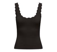 JDY - JDYNANNA S/L SCALLOP EDGE TOP KNT NOOS Chocolate Torte - Gr. - XS