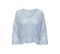 JDY - JDYNEW SUN 3/4 CROPPED PULLOVER KNT NOOS Cashmere Blue - Gr. - M