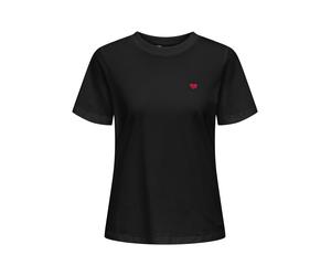 JDY - JDYPISA LIFE S/S PRINT TOP JRS NOOS Black - Gr. - L