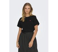 JDY - JDYPISA LIFE S/S PRINT TOP JRS NOOS Black - Gr. - XL