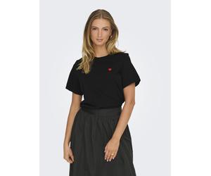JDY - JDYPISA LIFE S/S PRINT TOP JRS NOOS Black - Gr. - XL
