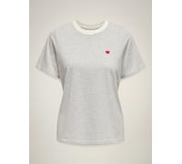 JDY - JDYPISA LIFE S/S PRINT TOP JRS NOOS Cloud Dancer - Gr. - M