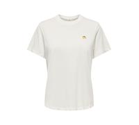 JDY - JDYPISA LIFE S/S PRINT TOP JRS NOOS Cloud Dancer - Gr. - S