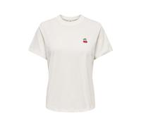 JDY - JDYPISA LIFE S/S PRINT TOP JRS NOOS Cloud Dancer - Gr. - XS