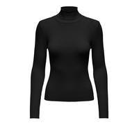 JDY - JDYPLUM L/S ROLL NECK PULLOVER KNT black - Gr. - M