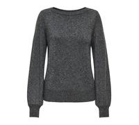 JDY Jdyrue Glitter L/s Damen-Pullover, grau, KNT Noos 15330648-DGM, grau, XL