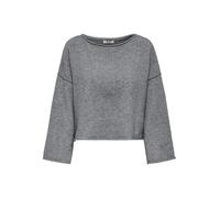 JDY - JDYRUE LIFE L/S BOAT NECK PULL KNT NOOS medium grey melange - Gr. - S