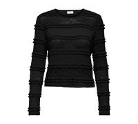JDY - JDYSARAH L/S LACE TOP JRS NOOS Black - Gr. - XS