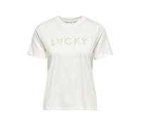 JDY - JDYSELMA S/S OPEN EMB TOP JRS NOOS Cloud Dancer - Gr. - M