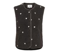 JDY - JDYSIMINA TEDDY HEART EMB WAISTCOAT OTW Chocolate Torte - Gr. - XL