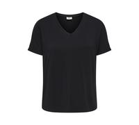 JDY - JDYSISSY S/S V-NECK TOP JRS NOOS Black - Gr. - XS