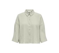 JdY Damen JDYTHEIS 3/4 Crop Shirt WVN Dia NOOS Hemd, Desert Sage, Large