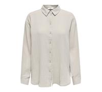 JDY - JDYTHEIS LIFE L/S LOOSE SHIRT WVN NOOS Silver Lining - Gr. - M