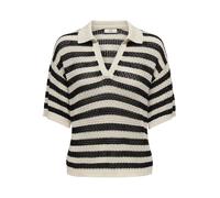 JDY - JDYTIKKA S/S POLO PULLOVER KNT NOOS Birch - Gr. - M