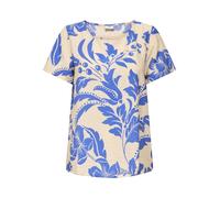 JDY - JDYTROYA LIFE S/S O-NECK TOP WVN DIA Creme - Gr. - XL