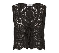 JDY - JDYVIC S/L V-NECK TIE VEST KNT Chocolate Torte - Gr. - XL