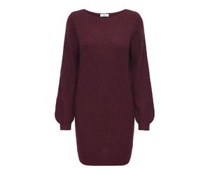 JDY - JDYWHITNEY MEGAN L/S BOAT DRESS KNT NOOS Cabernet - Gr. - XS