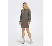 JDY - JDYWHITNEY MEGAN L/S BOAT DRESS KNT NOOS walnut - Gr. - S