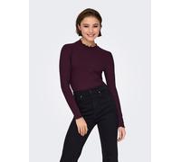 JdY Damen Jdyfransiska Life L/S Hi-NCK Top Jr Noos, Winetasting, S