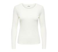 JDY Longsleeve "Lucky" in Weiß - Größe L | Damen Tops