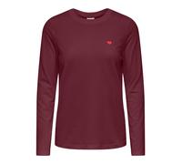 JDY Longsleeve "Pisa" in Bordeaux - Größe M | Damen Tops