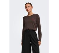 JDY Longsleeve "Pisa" in Braun - Größe L | Damen Tops