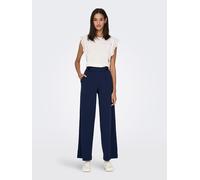 JDY Damen JDYGEGGO New Long Pant JRS NOOS Hose, Black Iris/Detail:Black Buttons, M/32
