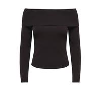 JDY - Off-Shoulder Pullover braun - Gr. - XS