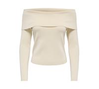 JDY - Off-Shoulder Pullover weiß - Gr. - M