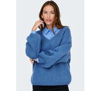 JDY Pullover "Dydinea" in Blau - Größe S | Damen Pullover Cardigans