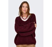 JDY - JDYDINEA L/S REVERSIBLE PULLOV. KNT NOOS cabernet - Gr. - M