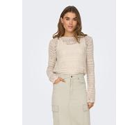 Jacqueline De Yong Damen Jdysun Lay L/S Boatneck Pullov. KNT Noos Strickpullover, Tapioca, L