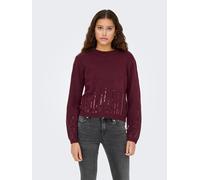 JDY Pullover in Rot - Größe XL | Damen Pullover Cardigans