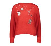 JDY Pullover "Santa" in Rot - Größe XXL | Damen Pullover Cardigans