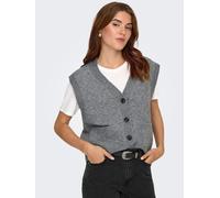JDY Pullunder in Grau - Größe S | Damen Pullover Cardigans
