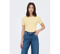 JDY - JDYLUCKY S/S O NECK TOP JRS NOOS Pastel Yellow - Gr. - L