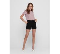 JDY Damen JDYGEGGO JRS NOOS Shorts, Black/Detail:Black Button, L